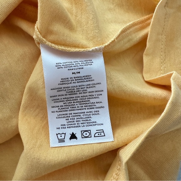 Hurley Yellow Graphic Cotton Blend Dress Size M - Picture 6 of 7